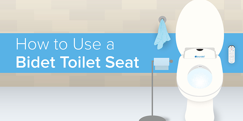 How to use a bidet toilet seat