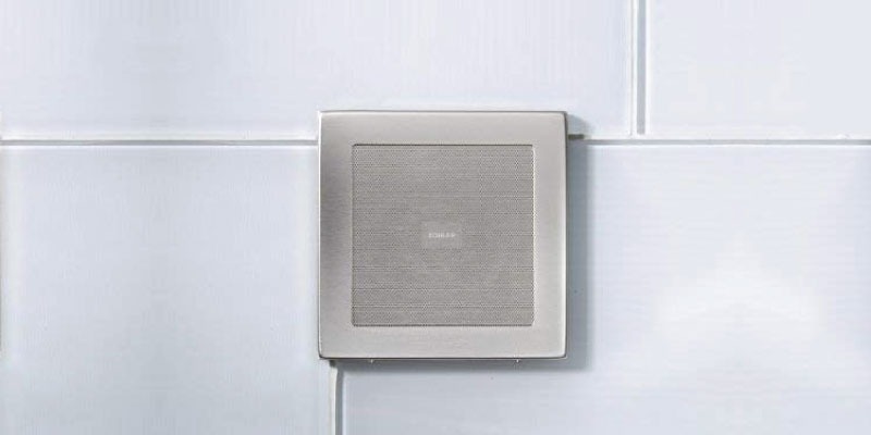 Kohler soundtile speakers for a smarter bathroom